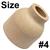 CK-2P18GSLD  CK Ceramic Cup Size #4, 6.4mm Bore, (1/4