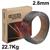 228916  Lincoln Electric Lincore 15CrMn, 2.8mm Hardfacing Flux Cored MIG Wire, 22.7Kg Reel, MF7-GF-250-KP