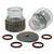 WP403676-17  Furick Fupa 12 Pyrex Cup Kit for 2.4mm (2x Cups, 3x Diffusers, 4x O-Rings & 1x Titanium Cover)