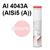 LINCOLN-ALSI5  Lincoln AlSi5 Aluminium Electrodes. Al 4043A (AlSi5(A))