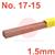 RO181506  SIF Sifcupron No 17-15Ag, 1.5mm Diameter (6 Rod Pkt) EN 1044: CP102, BS: 1845 CP1