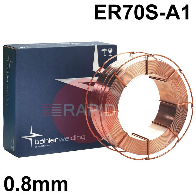 25498  Bohler DMO-IG ER70S-A1 0.8mm MIG Wire, 12.5Kg Reel