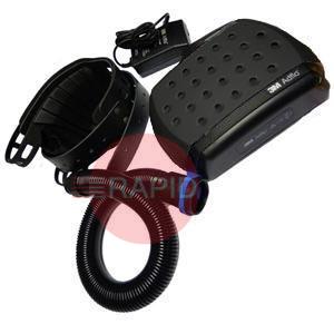 3M-837731  3M Adflo Powered Air Respirator with Heavy Duty Battery, Air Hose, Air Flow Indicator, Belt & Filters