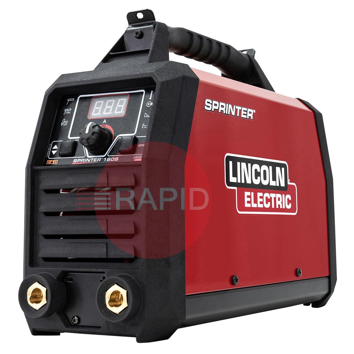 K14436-1  Lincoln Sprinter 160S DC Stick & Lift TIG Inverter Dual Voltage Arc Welder - 120/230v