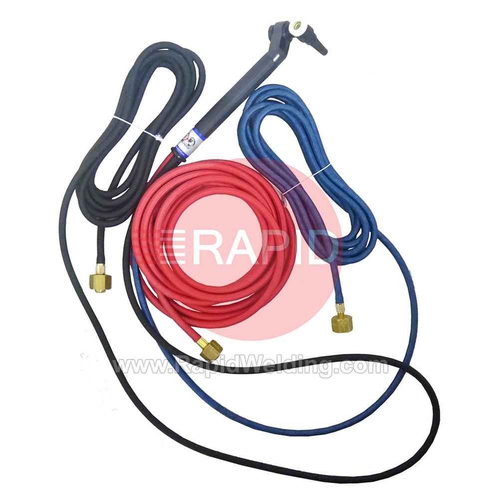 CK-FL2312SF  CK FlexLoc FL230 2 Series Water-Cooled TIG Torch with 4m SuperFlex Cables, G3/8
